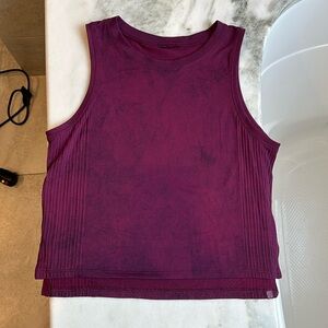 lululemon muscle tank , tie dye size 6